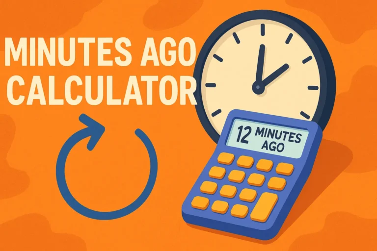 Minutes Ago Calculator
