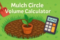 Mulch Circle Volume Calculator