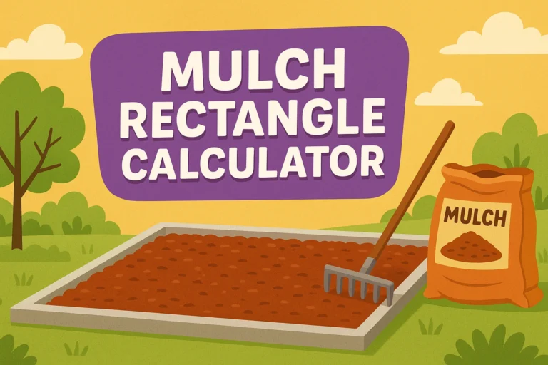 Mulch Rectangle Calculator