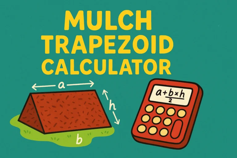 Mulch Trapezoid Calculator