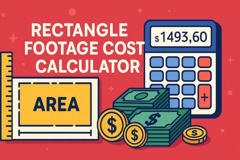 Rectangle Footage Cost Calculator