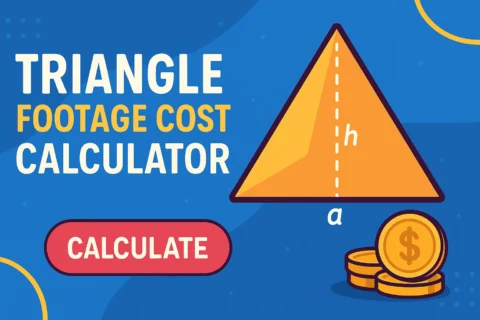 Triangle Footage Cost Calculator