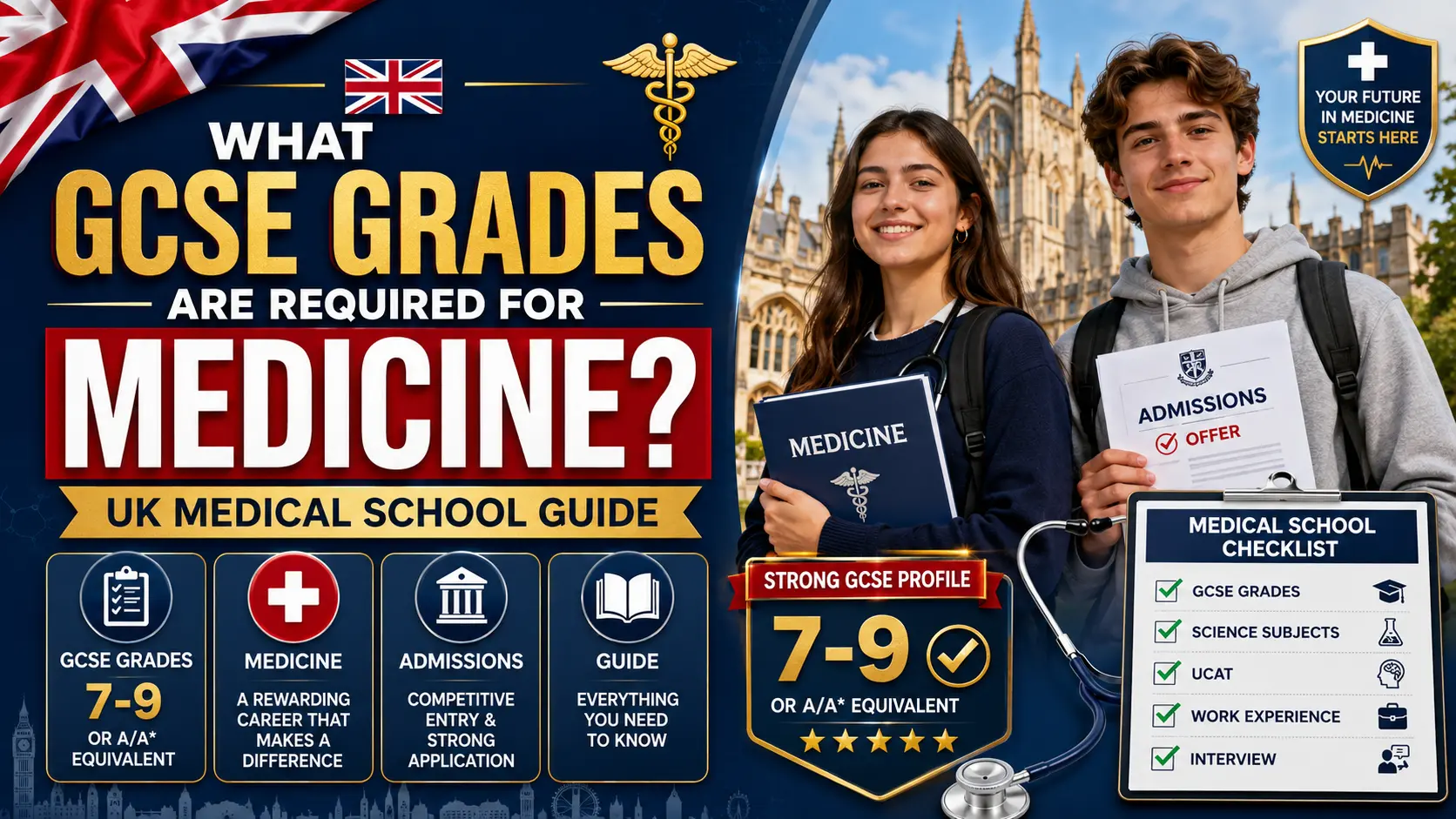 GCSE Grades Are Required for Medicine? UK Medical School Guide