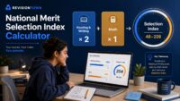 Student using a National Merit Selection Index calculator with Reading and Writing weighted twice and Math weighted once