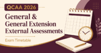 General and General Extension External Assessments 2026 exam timetable