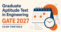 Graduate Aptitude Test in Engineering 2027 exam timetable
