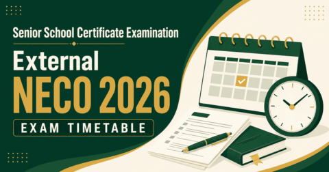 Senior School Certificate Examination — External 2026 External exam timetable