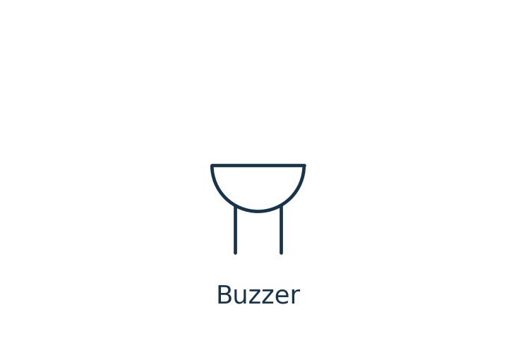 Buzzer circuit symbol